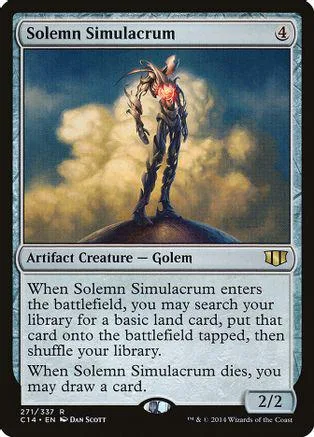 Dark, skeletal creature on a mound against a cloudy sky on a Magic card.