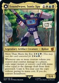 Soundwave, Sonic Spy [Foil] #14