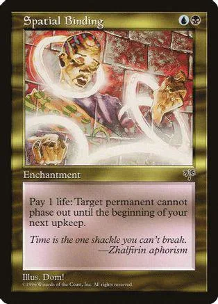 Card art shows a face within a circular, glowing frame against red brick.