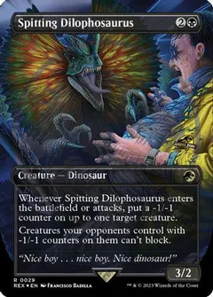 Spitting Dilophosaurus [Borderless Emblem] #29