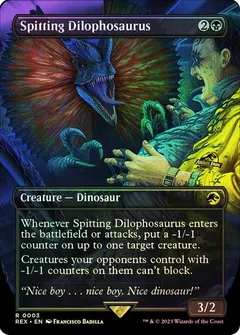 Spitting Dilophosaurus [Borderless Foil] #3