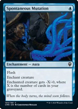 Blue octopus and dark figure on a Magic: The Gathering card.