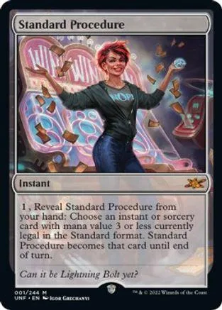 Card art shows woman with red hair, surrounded by glowing effects.
