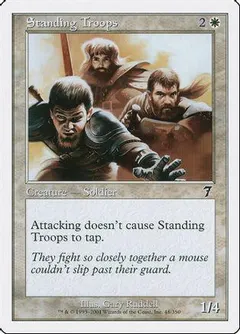 Standing Troops [Foil]