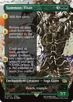 Summon: Titan [Borderless] #373
