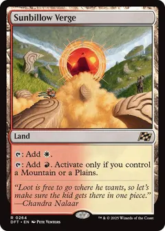 Sunbillow Verge [Foil] #264