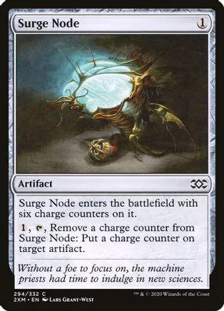 Card art depicts a glowing, organic, mechanical creature in dark tones.