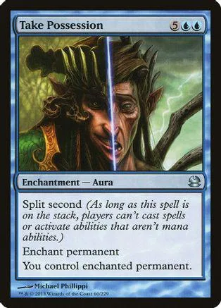 Card art depicts a fierce, horned figure with green and brown tones.