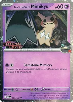 Team Rocket's Mimikyu [Prerelease] #87