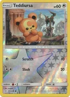 Teddiursa [Reverse Holo] #171