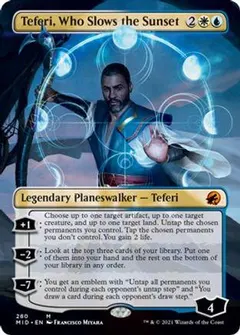 Teferi, Who Slows the Sunset [Borderless] #280