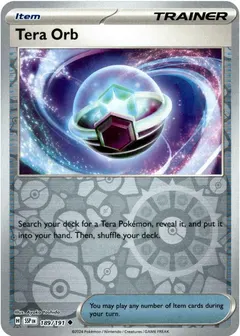 Tera Orb [Reverse Holo] #189