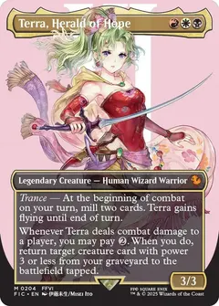 Terra, Herald of Hope [Borderless Foil] #204
