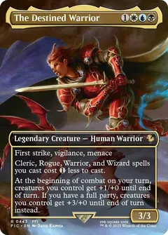 The Destined Warrior [Borderless Foil] #443