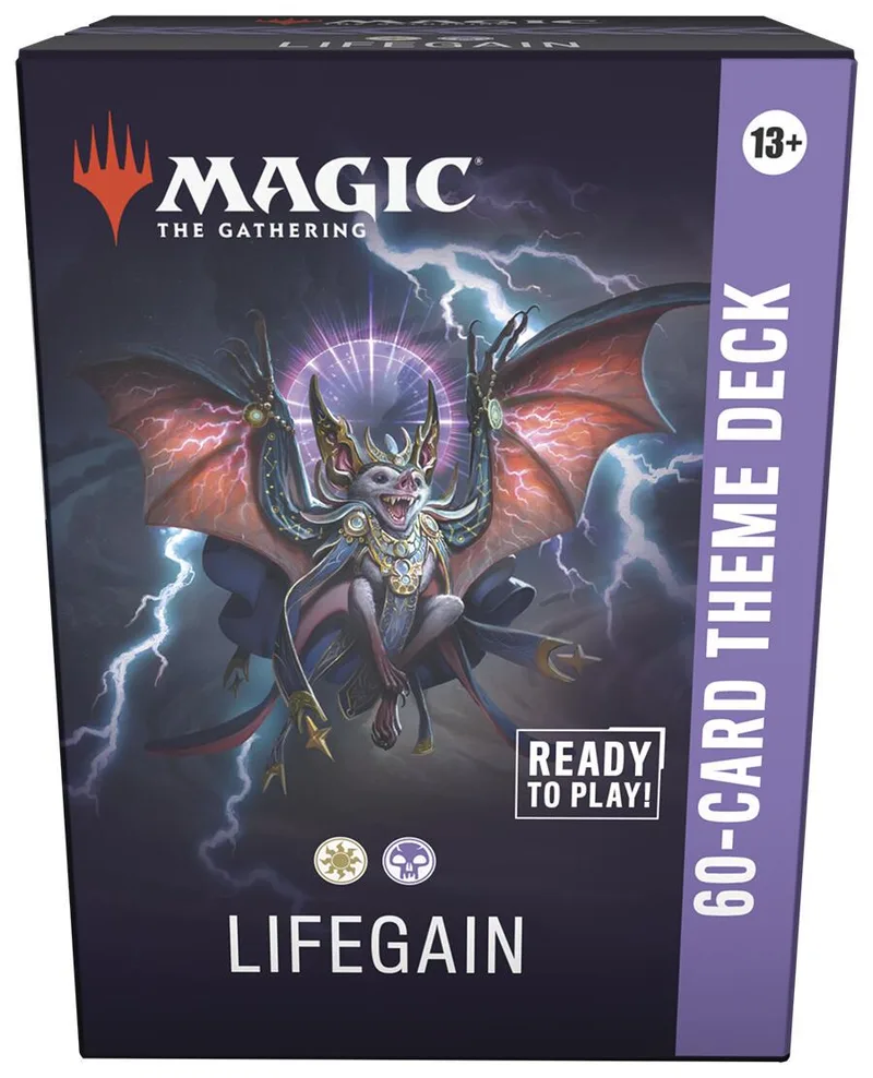 Magic: The Gathering Lifegain 60-card theme deck box art featuring a winged creature.