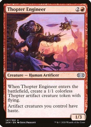 Dark-skinned man in blue robes on a fantasy battlefield, Magic: The Gathering card.