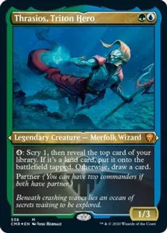 Thrasios, Triton Hero [Foil Etched] #538