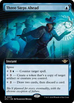 Three Steps Ahead [Foil] #323