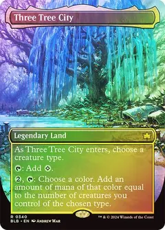 Three Tree City [Borderless Foil] #340
