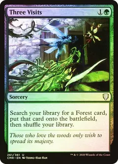 Three Visits [Foil] #261