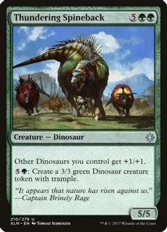 Thundering Spineback [Foil] #210