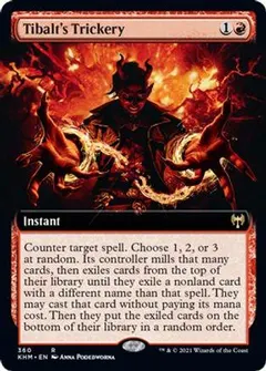 Tibalt's Trickery [Extended Art Foil] #360