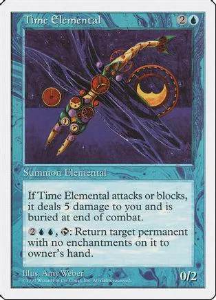 Card art depicts a clockwork, glowing object against a dark, cosmic background.
