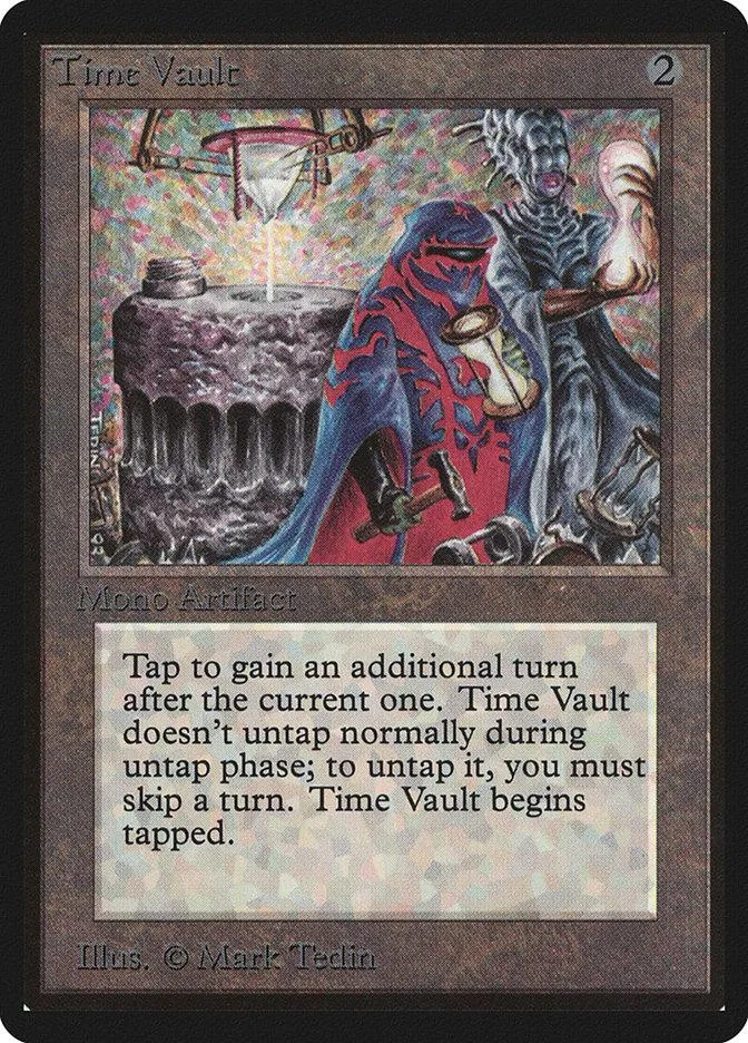 Magic: The Gathering Time Vault card art featuring blue and grey figures.