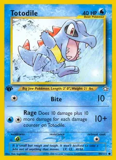 Totodile [1st Edition] #80