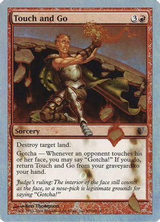 Card art depicts a man in armor wielding a flaming weapon against a dark background.