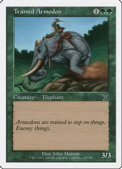 Trained Armodon