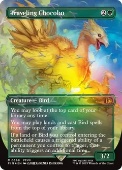 Traveling Chocobo [Borderless Foil] #568