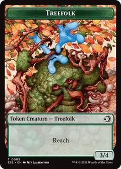 Treefolk // Goblin [Double-Sided Token] #3