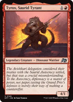 Tyrox, Saurid Tyrant [Foil] #149