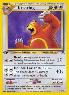 Ursaring [1st Edition] #34