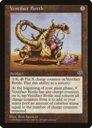 Creature card art: large, textured, brown and tan creature on a dusty ground.