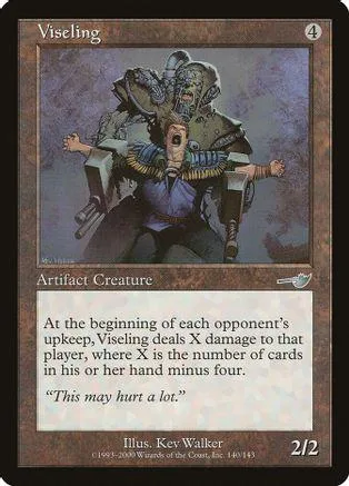 Card art depicts monstrous figures. Black and purple tones. Visible text and borders.