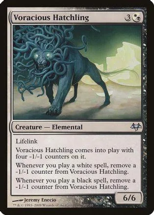 Blue elemental creature with swirling tentacles on a card.