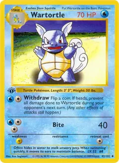 Wartortle [1st Edition] #42