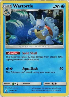 Wartortle [Holo] #34