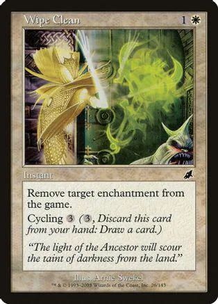 Yellow glowing flower and green energy on a Magic: The Gathering card.