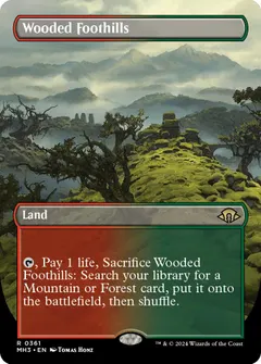 Wooded Foothills [Borderless Foil] #361