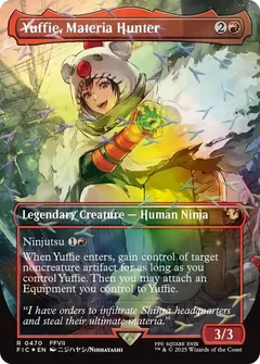 Yuffie, Materia Hunter [Borderless Foil] #470