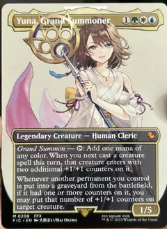 Yuna, Grand Summoner [Borderless] #208