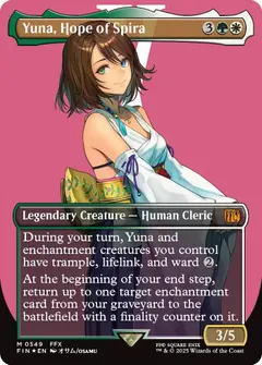 Yuna, Hope of Spira [Borderless Surge Foil] #549