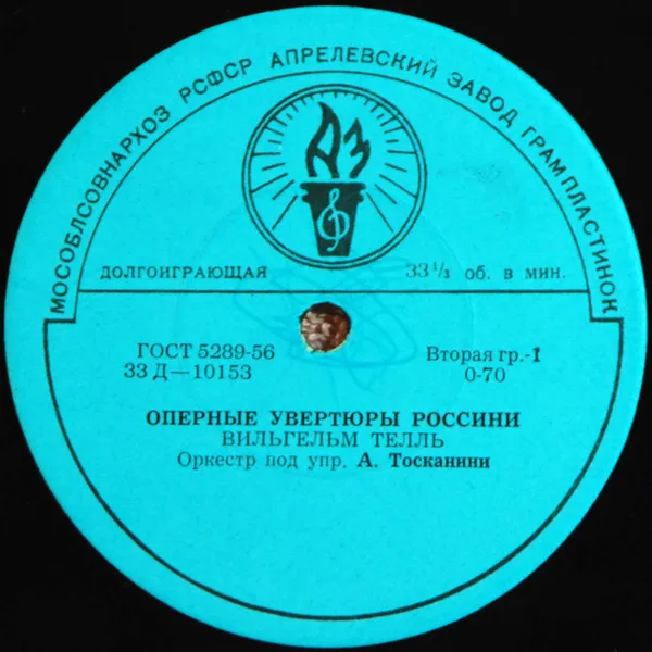 Россини* – А. Тосканини* - Оперные Увертюры Россини