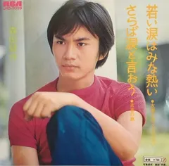 森田健作 – 若い涙はみな熱い / さらば涙と言おう (Vinyl, 7")