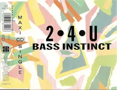 2-4-U – Bass Instinct (CD, Maxi-Single)