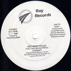 2 Heavy – Get Busy (Vinyl, 12")