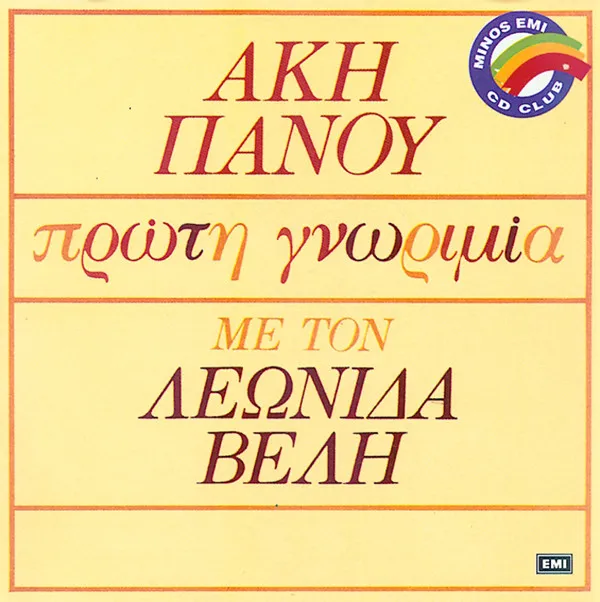 Άκης Πάνου, Λεωνίδας Βελής – Πρώτη Γνωριμία